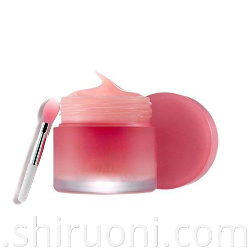 Pink lip mask